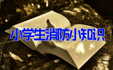 小学生消防小知识100条 消防基本常识简短