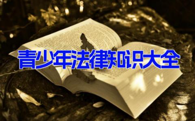 青少年法律知识大全 青少年普法常识