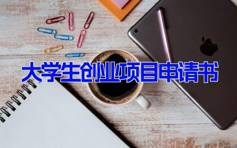 大学生创业项目申请书(9篇）